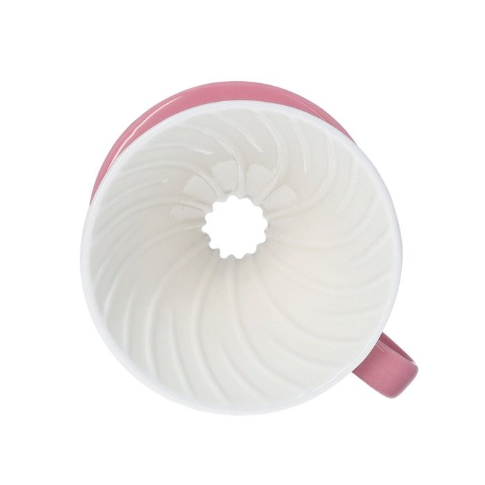 Ceramiczny drip Tiamo z uchem V01 - Różowy