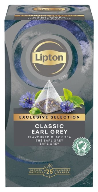 Czarna herbata Lipton Exclusive Selection Classic Earl Grey 25x1,8g