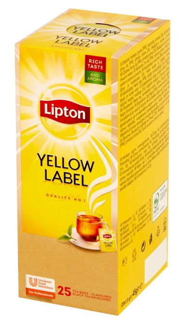 Czarna herbata Lipton Yellow Label 25x1,8g