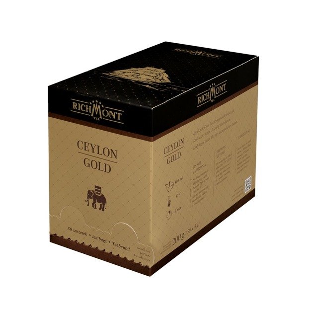 Czarna herbata Richmont Ceylon Gold - 50x4g