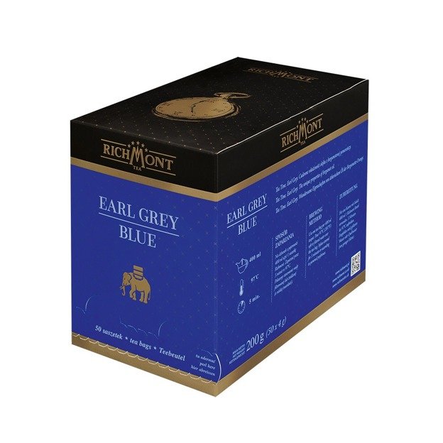 Czarna herbata Richmont Earl Grey Blue - 50x4g