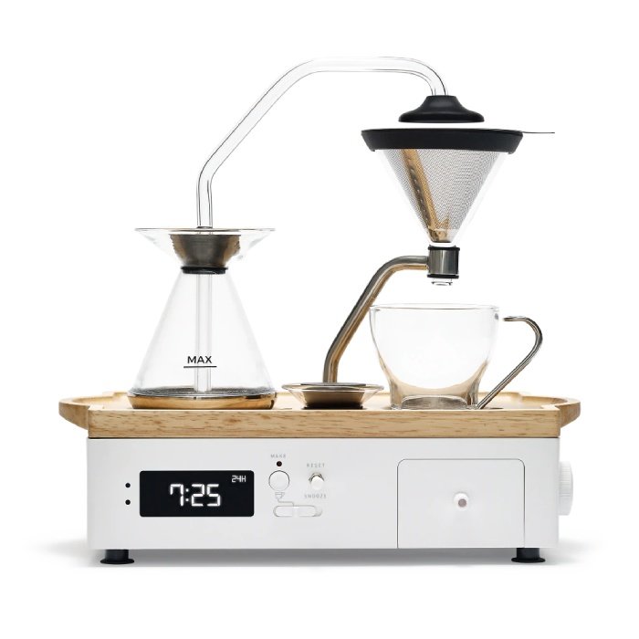 Ekspres do kawy Joy Resolve Barisieur Tea & Coffee Alarm Clock - Biały