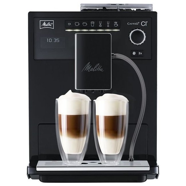 Ekspres do kawy Melitta E970-003 Caffeo CI - Pure Black + GRATIS 2 KG KAWY