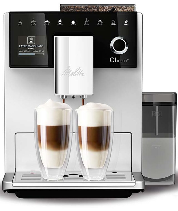 Ekspres do kawy Melitta F63-101 Caffeo CI Touch - srebrny + GRATIS 2 KG KAWY