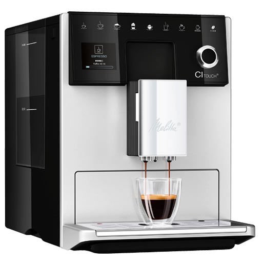 Ekspres do kawy Melitta F63-101 Caffeo CI Touch - srebrny + GRATIS 2 KG KAWY