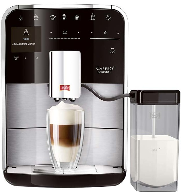 Ekspres do kawy Melitta F83/0-101 Caffeo Barista T Smart - srebrny + GRATIS 5 KG KAWY