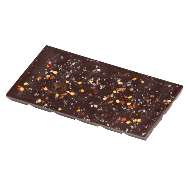 Gorzka czekolada M.Pelczar Chocolatier z solą morską i chili 85g