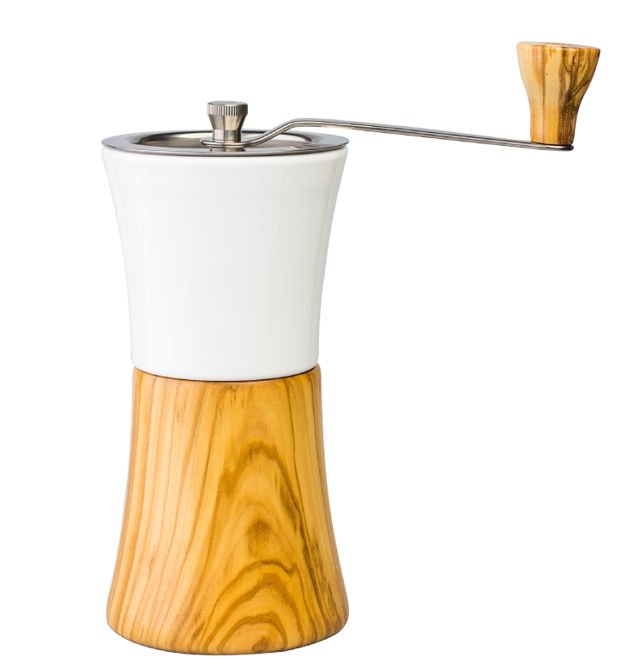 HARIO Ceramic Coffee Mill Olive Wood - ręczny młynek do kawy