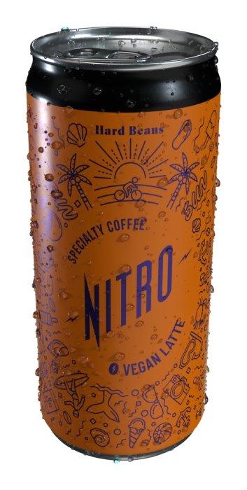Hard Beans Nitro Vegan Flat White Light 200 ml