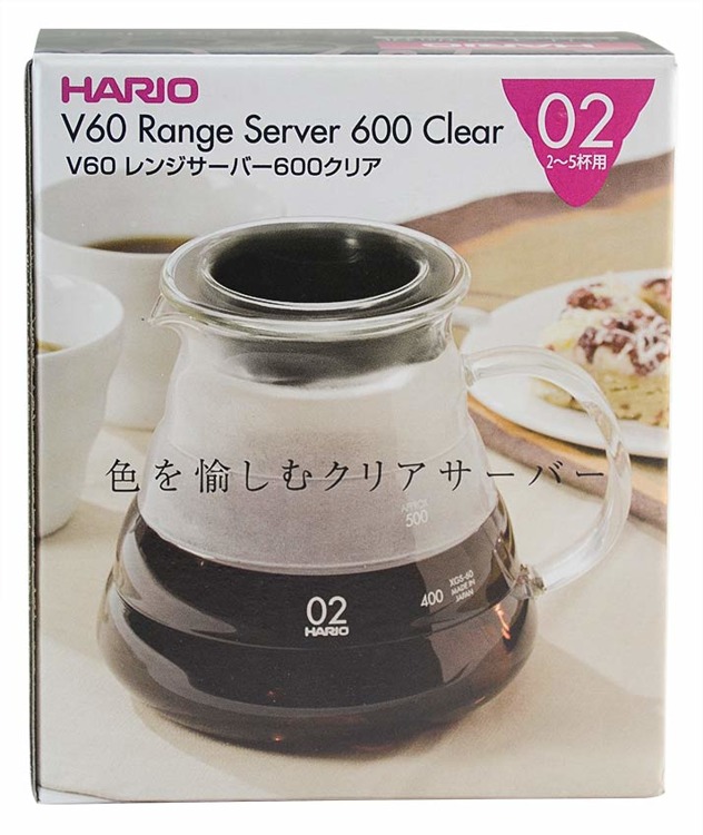 Hario V60-02 Range Server Clear 600ml