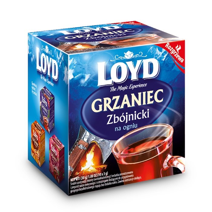 Herbata Loyd Grzaniec Zbójnicki na ogniu 10x3g
