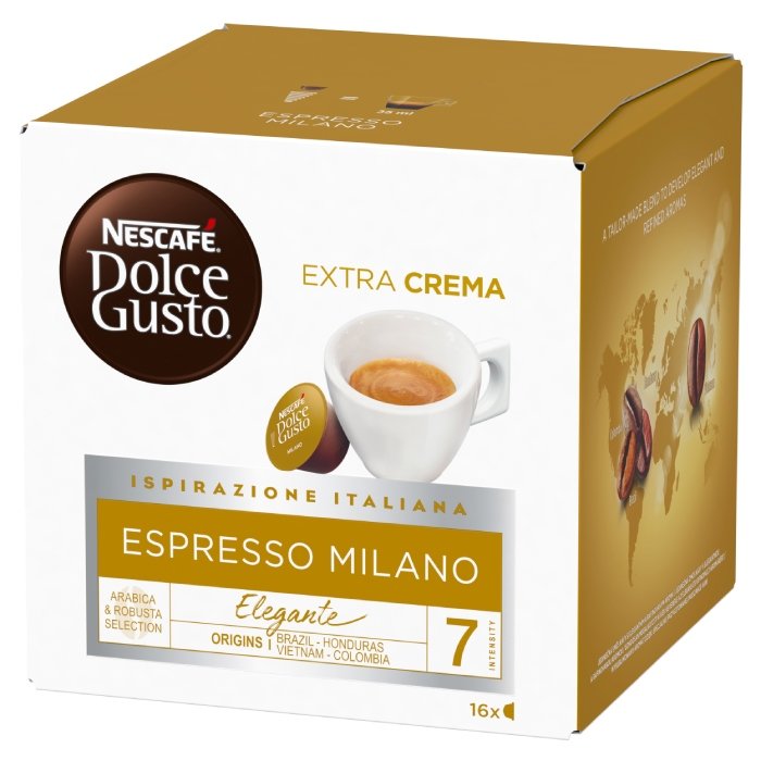 Kapsułki Nescafé Dolce Gusto Espresso Milano 16 sztuk