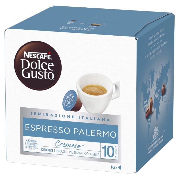Kapsułki Nescafé Dolce Gusto Espresso Palermo 16 sztuk