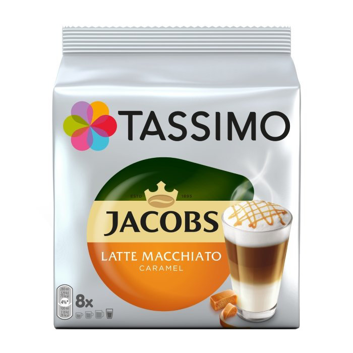 Kapsułki Tassimo Jacobs Latte Macchiato Caramel 8 szt.