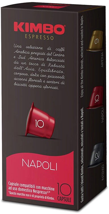 Kapsułki do Nespresso Kimbo 10 Espresso Napoli - 10 sztuk