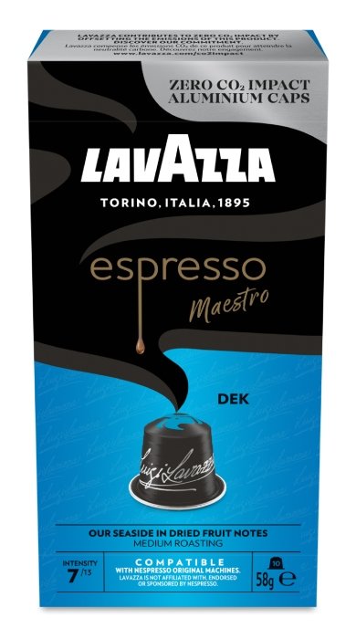 Kapsułki do Nespresso Lavazza Espresso Maestro Dek - 10 sztuk
