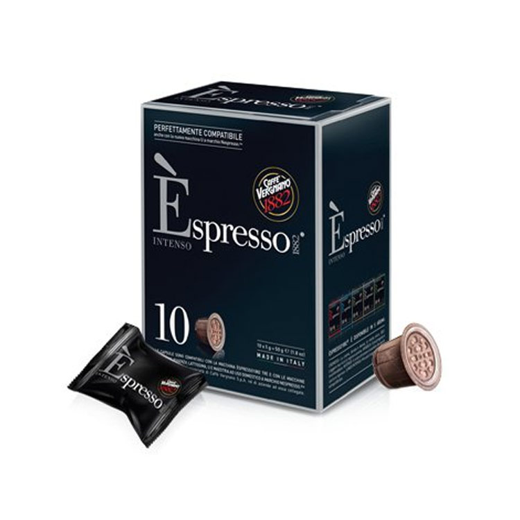 Kapsułki do Nespresso Vergnano Intenso - 10 sztuk