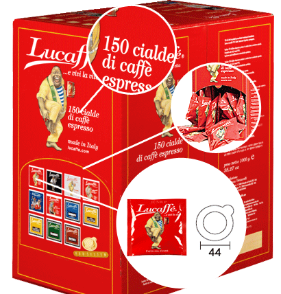 Kawa Lucaffe Classic - saszetki ESE 150 sztuk