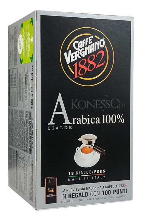 Kawa Vergnano 100% Arabica - saszetki ESE 18szt - NIEDOSTĘPNY