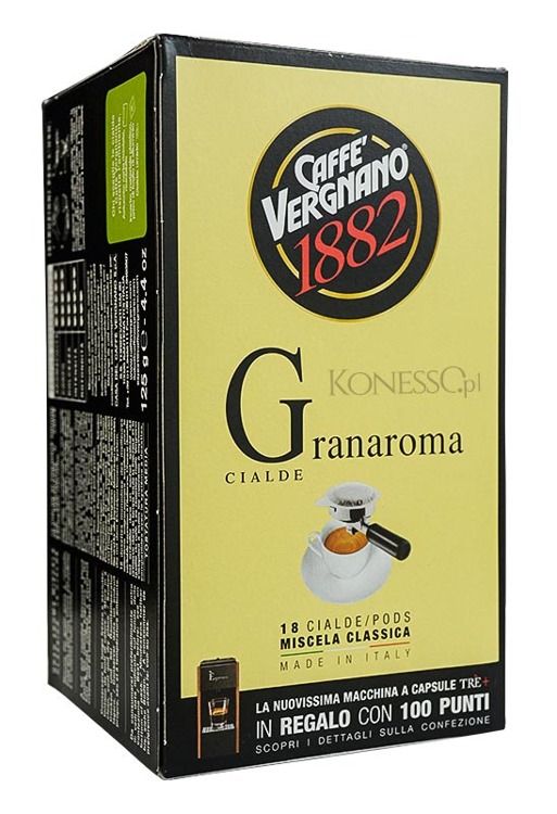 Kawa Vergnano Gran Aroma - saszetki ESE 18szt - NIEDOSTĘPNY