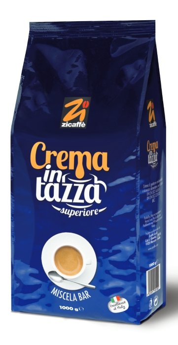Kawa Ziarnista Zicaffe Crema in Tazza Superiore 1kg