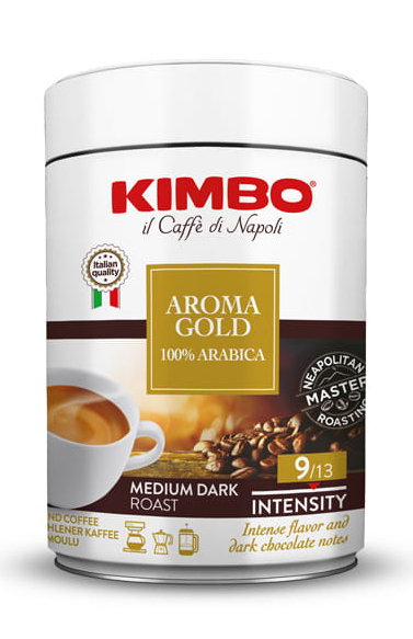 Kawa mielona Kimbo Aroma Gold 250 - puszka