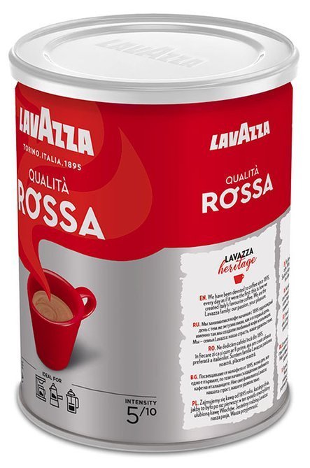 Kawa mielona Lavazza Qualita Rossa 250g puszka