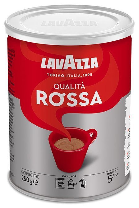 Kawa mielona Lavazza Qualita Rossa 250g puszka 