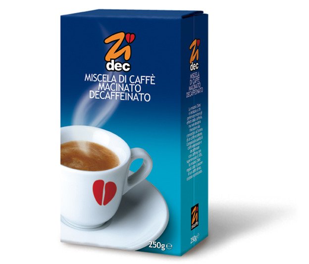 Kawa mielona ZIDEC Decaffeinato bezkofeinowa 250g