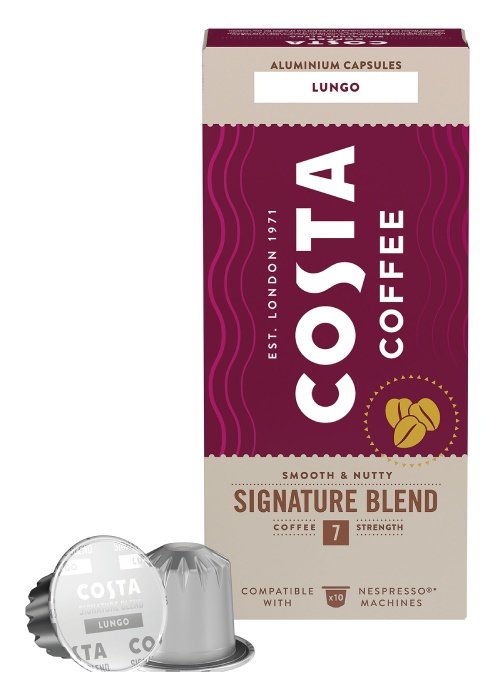 Kawa w kapsułkach Costa Coffee Lungo Signature Blend kompatybilne z ekspresami Nespresso®* - 10 szt.