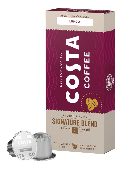 Kawa w kapsułkach Costa Coffee Lungo Signature Blend kompatybilne z ekspresami Nespresso®* - 10 szt.