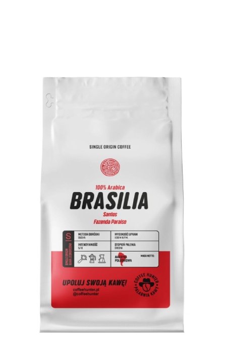 Kawa ziarnista COFFEE HUNTER Brazylia Santos Fazenda Paraiso 250g