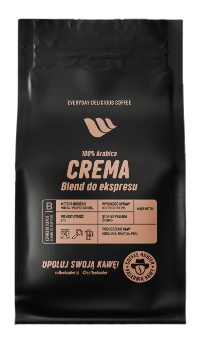 Kawa ziarnista COFFEE HUNTER Crema Blend 1kg