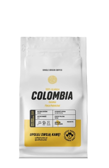 Kawa ziarnista COFFEE HUNTER Kolumbia Excelso Finca Palmichal 250g