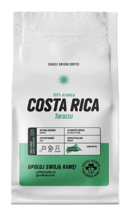 Kawa ziarnista COFFEE HUNTER Kostaryka Tarazzu 1kg