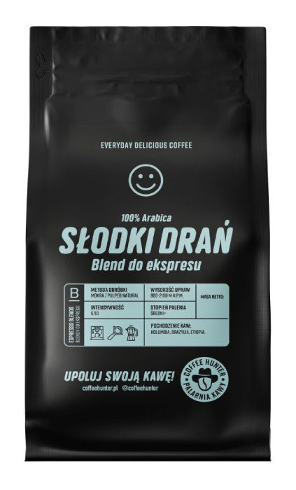 Kawa ziarnista COFFEE HUNTER Słodki Drań 1kg