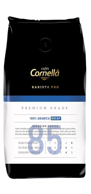 Kawa ziarnista Cornella Barista PRO Premium Grade Decaf 85 500g