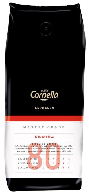 Kawa ziarnista Cornella Espresso Market Grade 80 1kg