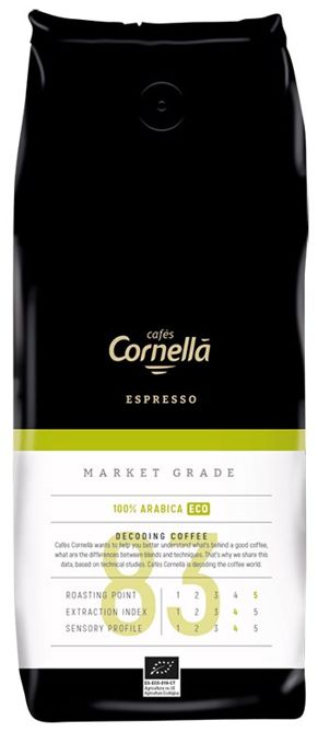 Kawa ziarnista Cornella Espresso Market Grade ECO 83 1kg - NIEDOSTĘPNY