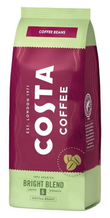 Kawa ziarnista Costa Coffee Bright Blend 500g