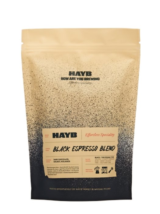 Kawa ziarnista HAYB Black Espresso Blend 1kg