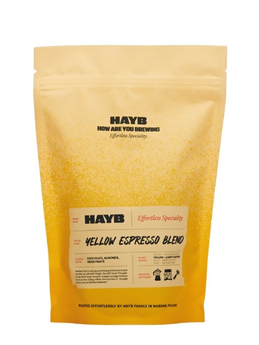 Kawa ziarnista HAYB Yellow Espresso Blend 1kg