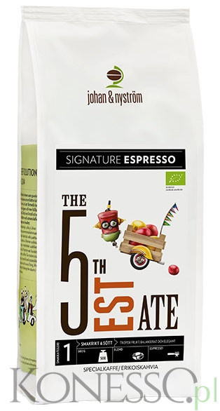 Kawa ziarnista Johan & Nyström Espresso 5 Estate 500g - NIEDOSTĘPNY 