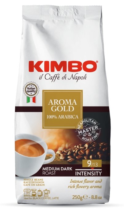Kawa ziarnista Kimbo Aroma Gold 250g