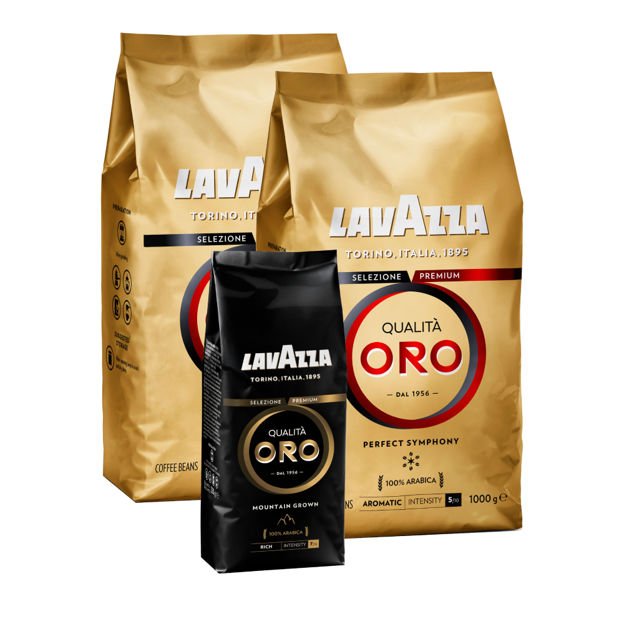 Kawa ziarnista Lavazza Qualita Oro 2x1kg + Lavazza Qualita Oro Mountain Grown 250g