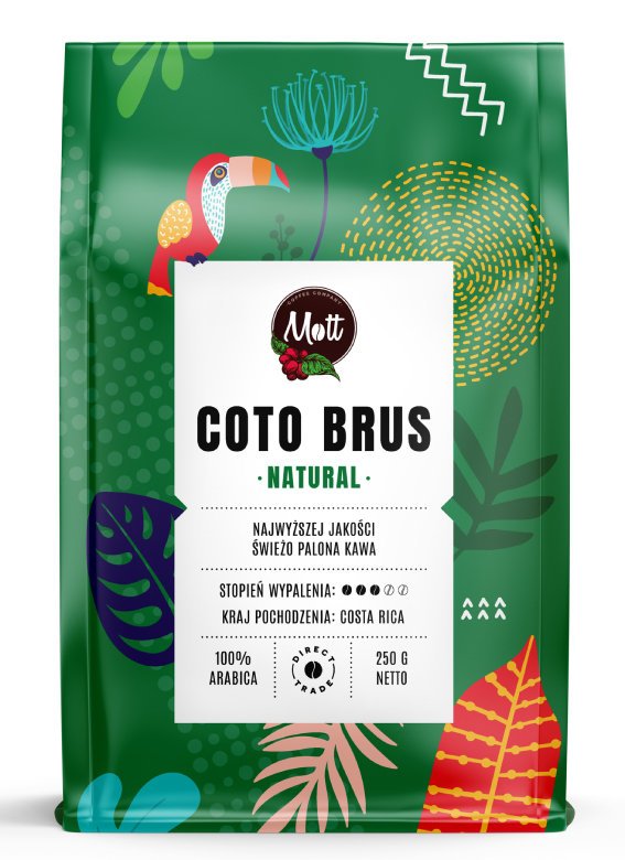 Kawa ziarnista Mott Coffee Coto Brus Natural 250g 