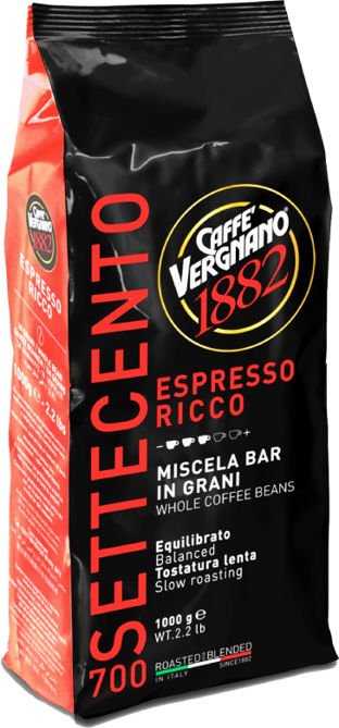 Kawa ziarnista Vergnano 700 Settecento Espresso Ricco 1kg