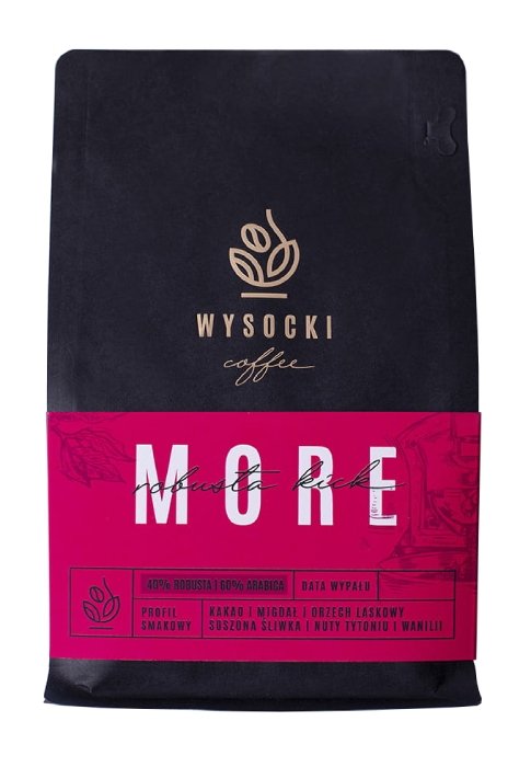 Kawa ziarnista Wysocki Coffee More Robusta Kick 250g