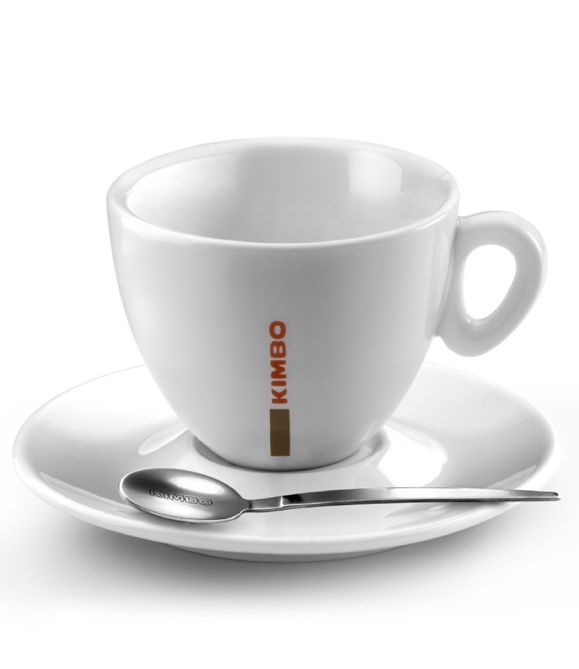 Kimbo - filiżanka ze spodkiem do kawy Cappuccino 166 ml