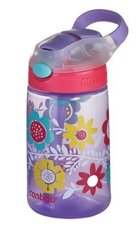 Kubek na wodę dla dzieci Contigo Gizmo Flip FLOWERS 420 ml